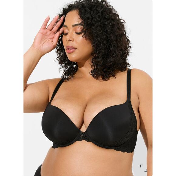 Torrid XO Plunge Push-Up Bra Plus Size 40D - Picture 2 of 8